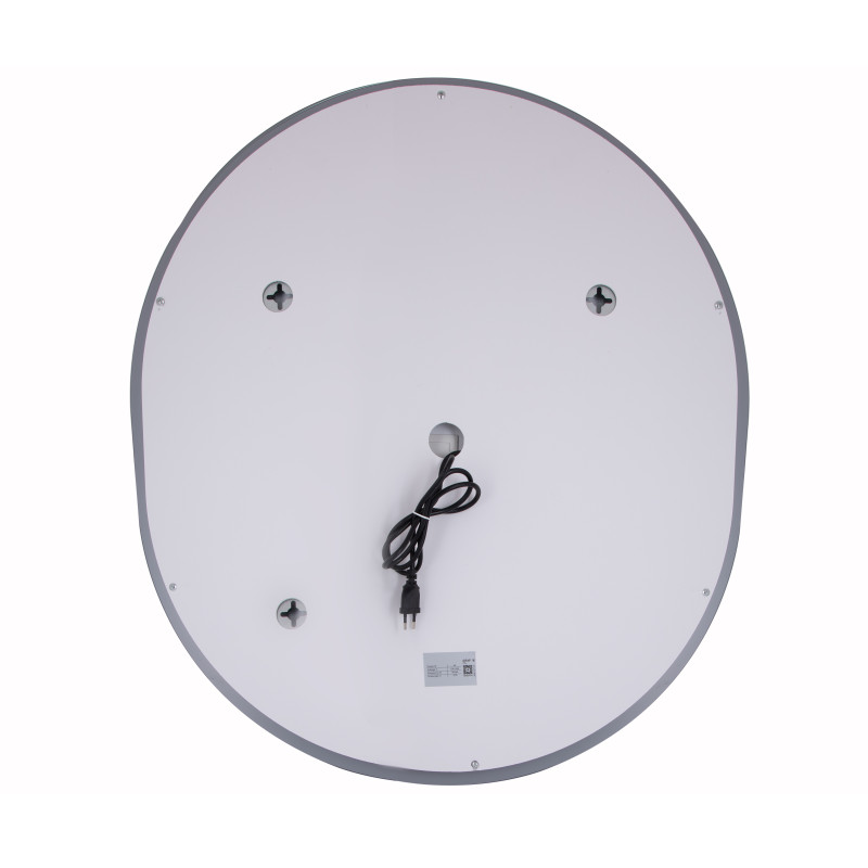 Qtap Дзеркало Gemini 800х700 з LED-підсвічуванням Touch, з антизапотіванням, з димером, рег. темп. кольору (3000-6500K) Reverse QT2578R8070