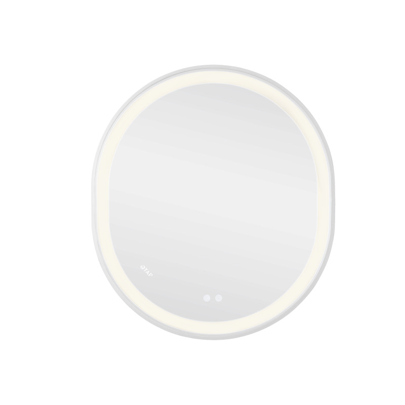 Qtap Дзеркало Gemini 800х700 з LED-підсвічуванням Touch, з антизапотіванням, з димером, рег. темп. кольору (3000-6500K) Reverse QT2578R8071W