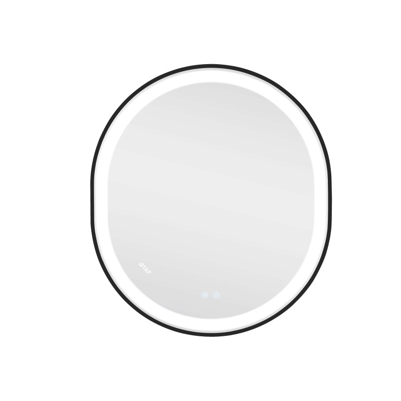Qtap Дзеркало Gemini 800х700 з LED-підсвічуванням Touch, з антизапотіванням, з димером, рег. темп. кольору (3000-6500K) Reverse QT2578R8072B