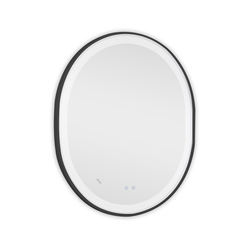 Qtap Дзеркало Gemini 800х700 з LED-підсвічуванням Touch, з антизапотіванням, з димером, рег. темп. кольору (3000-6500K) Reverse QT2578R8072B