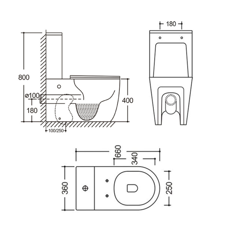 Qtap Унітаз підлоговий Grand Ultra Quiet безобідковий з сидінням Soft-close WHITE QT26228301W