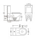 Qtap Унітаз підлоговий Grand Ultra Quiet безобідковий з сидінням Soft-close WHITE QT26228301W