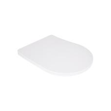 Сидіння для унітаза підлогового (Grand) 560×363×30 мм, White, з мікроліфтом, Slim Duroplast, Quick Release QT26228301W3 Qtap SD00053639