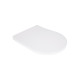 Сидіння для унітаза підлогового (Grand) 560×363×30 мм, White, з мікроліфтом, Slim Duroplast, Quick Release QT26228301W3 Qtap SD00053639