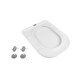 Qtap Сидіння для унітаза Presto з мікроліфтом Slim QT26992615EW
