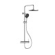 Qtap Душова система універсальна Sloup на два споживача QT57103OC Chrome