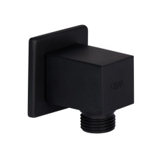 Акційний набір Qtap 1+1=3: Підключення для шланга Spojeni Matt Black, прямокутне QT809810842857NB SD00056276