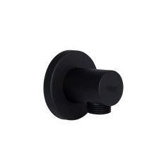 Qtap Підключення для шланга Spojeni округле QTCRBB030 Black Matt