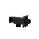 Qtap Підключення з тримачем для шланга Spojeni прямокутне QTCRBBH025 Black Matt