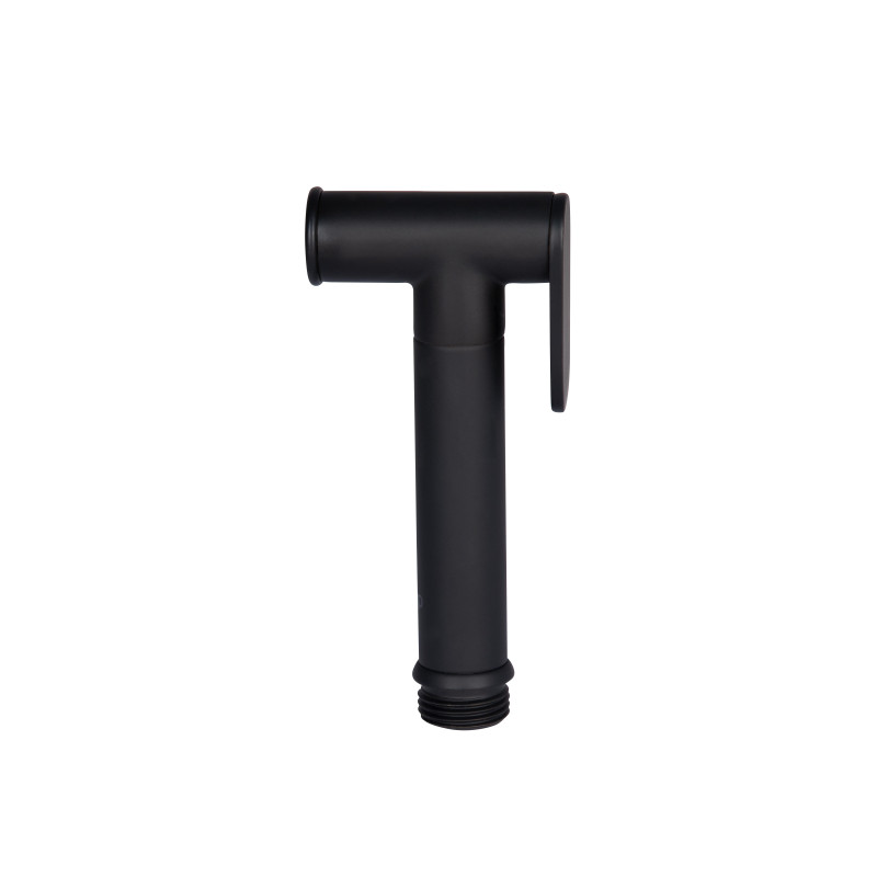 Qtap Лійка для гігієнічного душу Rucni округла QT889910842855OB Black Matt
