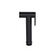 Qtap Лійка для гігієнічного душу Rucni округла QT889910842855OB Black Matt