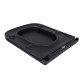 Сидіння для унітаза Qtap Tern 420х340х35 мм, Matt Black, з мікроліфтом, Slim Duroplast, Quick Release QT99HY2322MB SD00051482