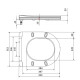 Сидіння для унітаза (Grand) 425х363х30 мм, White, з мікроліфтом Slim Duroplast, Quick Relase Qtap SD00053194