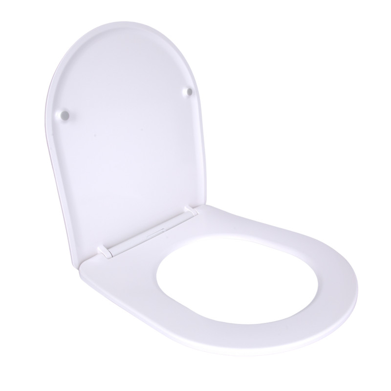 Сидіння для унітаза (Grand) 425х363х30 мм, White, з мікроліфтом Slim Duroplast, Quick Relase Qtap SD00053194