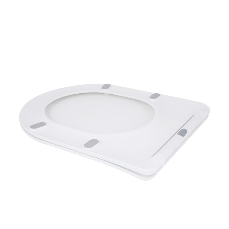 Сидіння для унітаза (Grand) 425х363х30 мм, White, з мікроліфтом Slim Duroplast, Quick Relase Qtap SD00053194