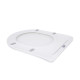 Сидіння для унітаза (Grand) 425х363х30 мм, White, з мікроліфтом Slim Duroplast, Quick Relase Qtap SD00053194