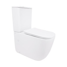 Унітаз підлоговий Qtap Aquarius Ultra Quiet 620×355×790 мм з сидінням Soft-close, White QTAQAW27W49262 SD00055386