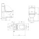Унітаз підлоговий Qtap Aquarius Ultra Quiet 620×355×790 мм з сидінням Soft-close, White QTAQAW27W49262 SD00055386