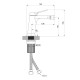 Змішувач для біде Qtap Arvin QTARV255CRM48642 Chrome SD00054766
