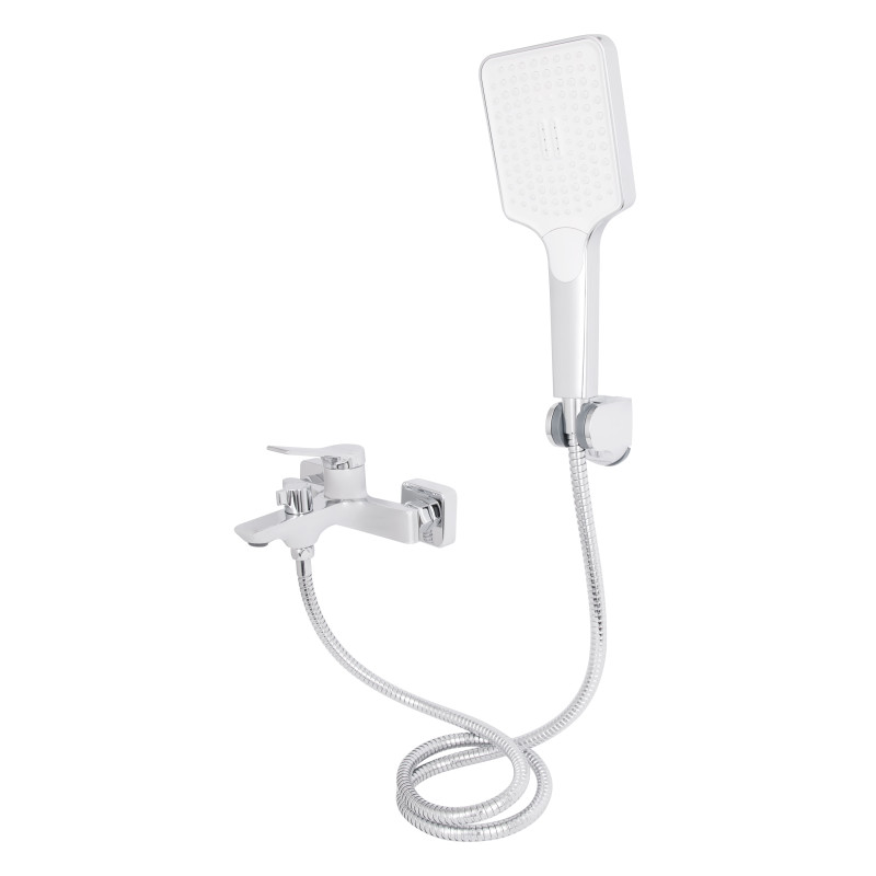 Змішувач для ванни Qtap Arvin з душовим гарнітуром QTARV259CRM48640 Chrome SD00054764