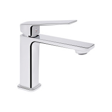 Змішувач для раковини низький Qtap Capricorn, Chrome (k26) QTCAP1060102C48219 SD00054343