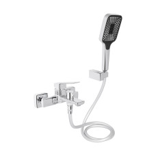Змішувач для ванни Qtap Capricorn з душовим гарнітуром Chrome (k35) QTCAP3060102C48222 SD00054346