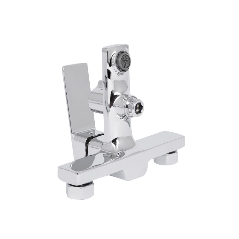 Змішувач для ванни Qtap Capricorn з душовим гарнітуром Chrome (k35) QTCAP3060102C48222 SD00054346