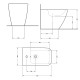 Біде підлогове Qtap Cardinal 520×345×400 мм, White QTCAR29W49031 SD00055155