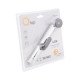 Qtap Лійка для гігієнічного душу Rucni округла QTCRMA021 Chrome/Black