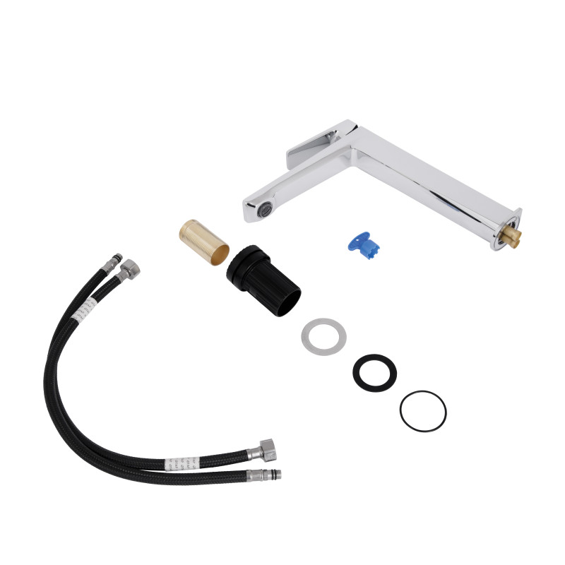 Змішувач для раковини високий Qtap Crow QTCRO269CRM48645 Chrome SD00054769