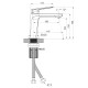 Змішувач для раковини низький Qtap Crow QTCRO270CRM48644 Chrome SD00054768