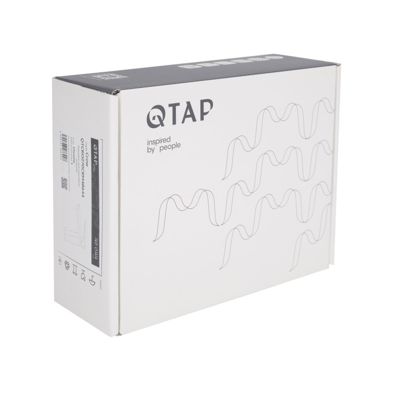 Змішувач для раковини низький Qtap Crow QTCRO270CRM48644 Chrome SD00054768