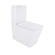 Унітаз підлоговий Qtap Crow Eco безобідковий з сідінням Soft-close QTCRO27W48750 SD00054874