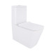 Унітаз підлоговий Qtap Crow Eco безобідковий з сідінням Soft-close QTCRO27W48750 SD00054874