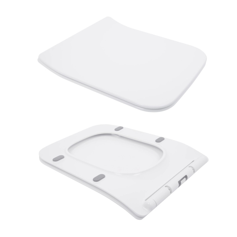 Унітаз підлоговий Qtap Crow Eco безобідковий з сідінням Soft-close QTCRO27W48750 SD00054874