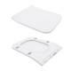 Унітаз підлоговий Qtap Crow Eco безобідковий з сідінням Soft-close QTCRO27W48750 SD00054874