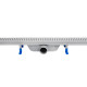 Qtap Трап Dry FB304-900 лінійний з сухим закривом та нержавіючою решіткою 900х73