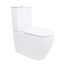 Унітаз підлоговий Qtap Evia Ultra Quiet 630×350×795 мм з сидінням Soft-close, White QTEVI27W49258 SD00055382