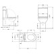 Унітаз підлоговий Qtap Evia Ultra Quiet 630×350×795 мм з сидінням Soft-close, White QTEVI27W49258 SD00055382