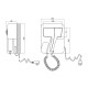 Qtap Фен із тримачем Pohodli 1200 Вт QTF1200RNP White (Pobut)