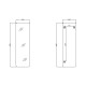 Дзеркало Qtap Gemini 500х1600 підлогове QTGE50160049283 SD00055407