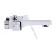 Qtap Душова система універсальна Gemini на три споживача (з виливом) QTGEM111CRW45687 Chrome/White