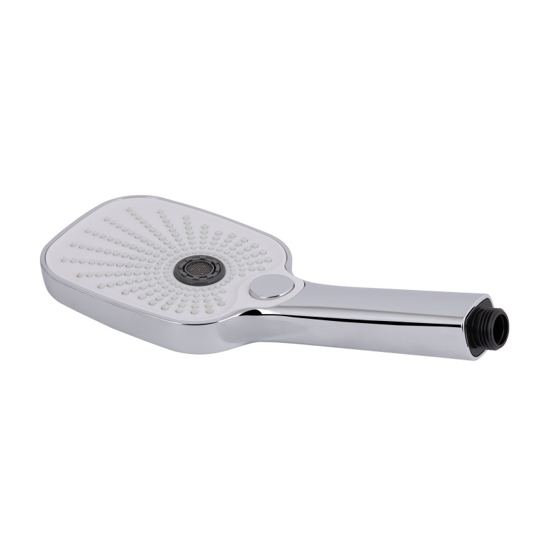 Qtap Душова система універсальна Gemini на три споживача (з виливом) QTGEM111CRW45687 Chrome/White