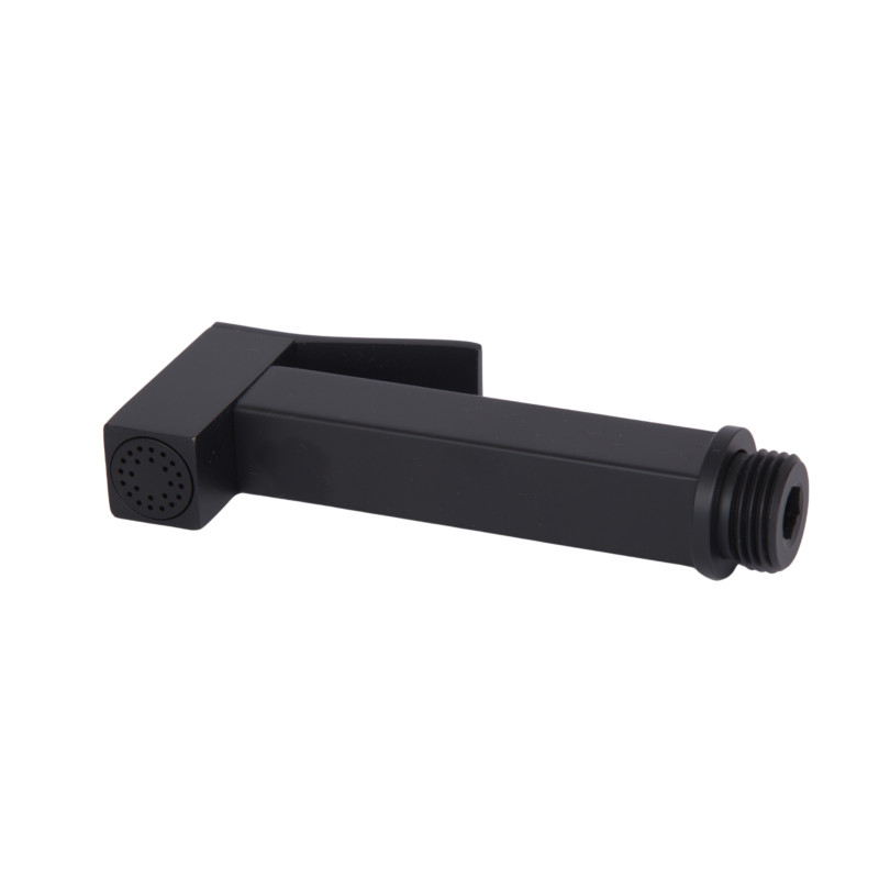 Лійка для ручного душу Qtap (160,5x18,2x56) для змішувача для раковини з гігієнічним душем Gemini Matt Black QTGEM160518256BLA50076 SD00056200