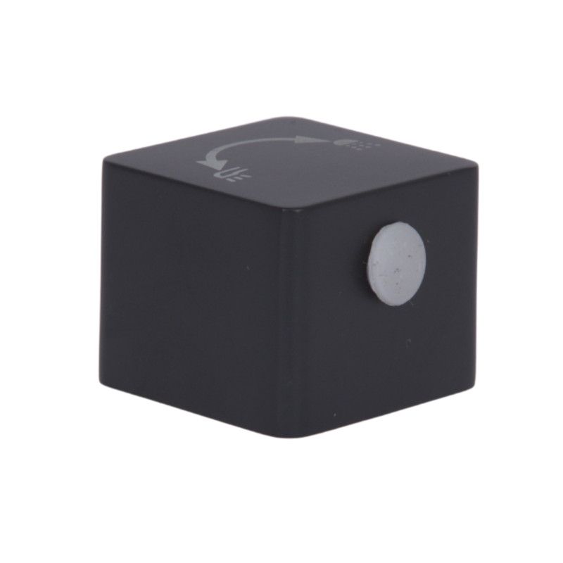 Ручка Qtap (24,1x30x30) для душової системи прихованого монтажу на два споживача Gemini Matt Black QTGEM2413030BLA50061 SD00056185