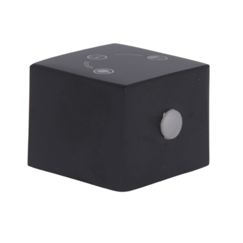 Ручка Qtap (25,7x32x32) для душової системи прихованого монтажу на два споживача Gemini Gunmetal Black PVD QTGEM257323250062 SD00056186
