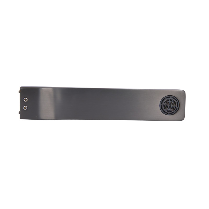 Вилив Qtap (25,8x39,3x200) для змішувача для раковини прихованого монтажу Gemini Gunmetal Black PVD QTGEM258393200GMB50128 SD00056252