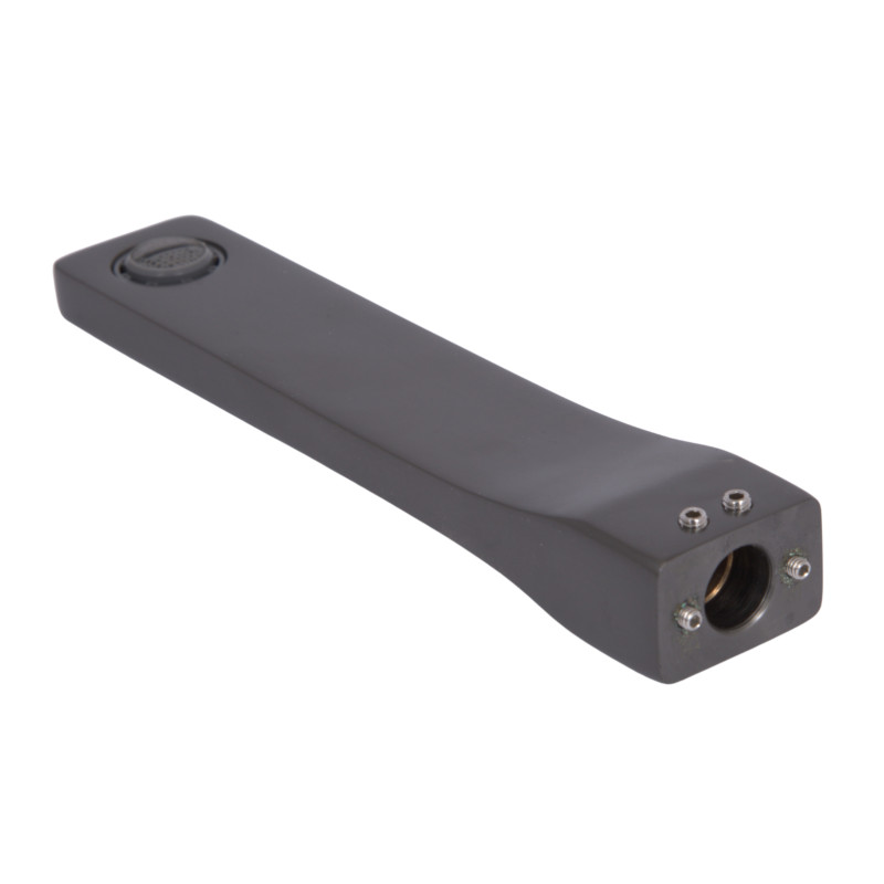 Вилив Qtap (25,8x39,3x200) для змішувача для раковини прихованого монтажу Gemini Gunmetal Black PVD QTGEM258393200GMB50128 SD00056252