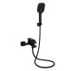 Qtap Змішувач для ванни Gemini (з душовим гарнітуром) QTGEM259BLM45682 Black Matt