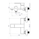 Qtap Змішувач для ванни Gemini (з душовим гарнітуром) QTGEM259BLM45682 Black Matt